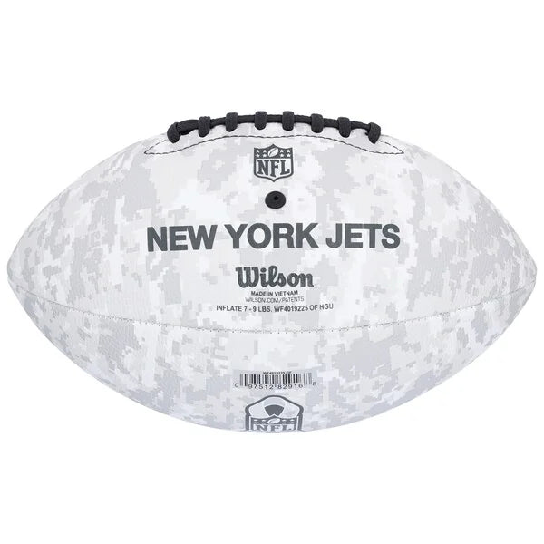 Mason Taylor Signed Wilson 2024 Salute To Service Football | New York Jets