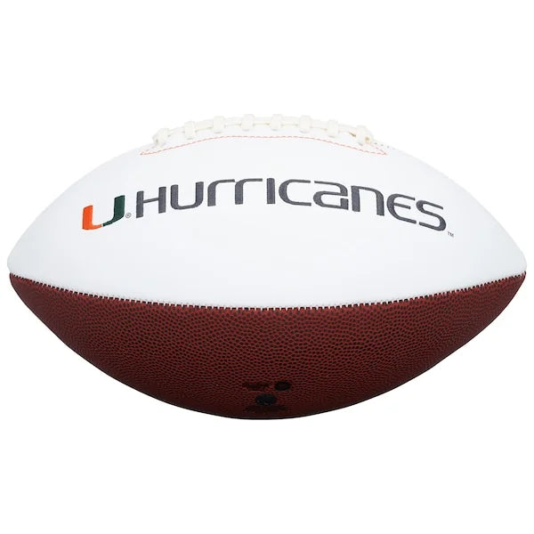 Malachi Toney Signed Miami Hurricanes White Panel Football | Authenticated