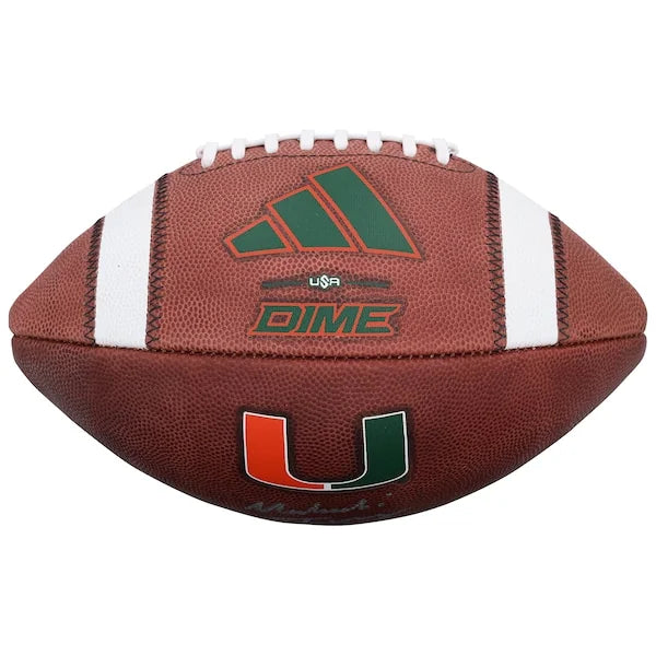 Malachi Toney Signed Miami Hurricanes Adidas Football | Authenticated