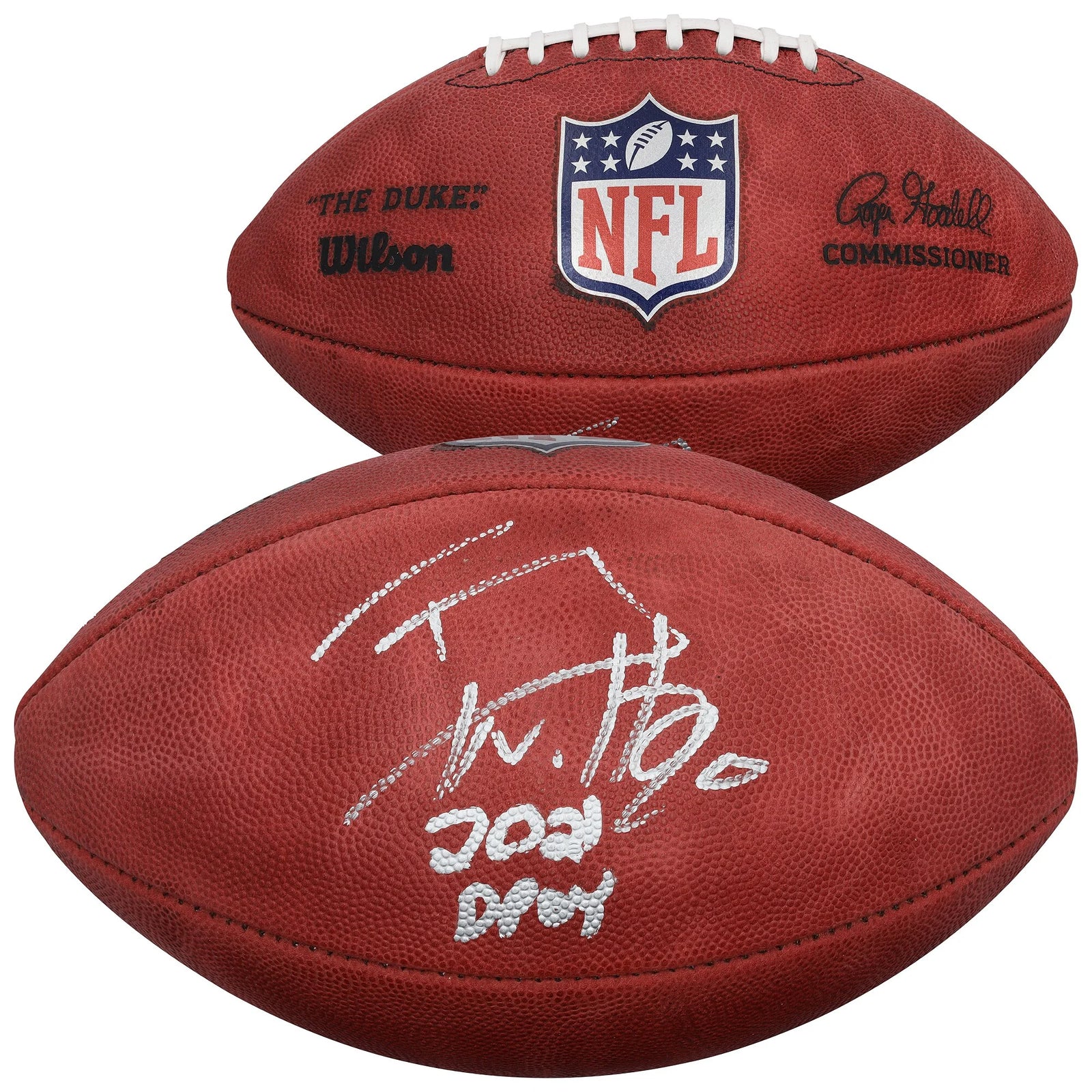 T.J. Watt Signed Steelers Football | 2021 DPOY Inscription