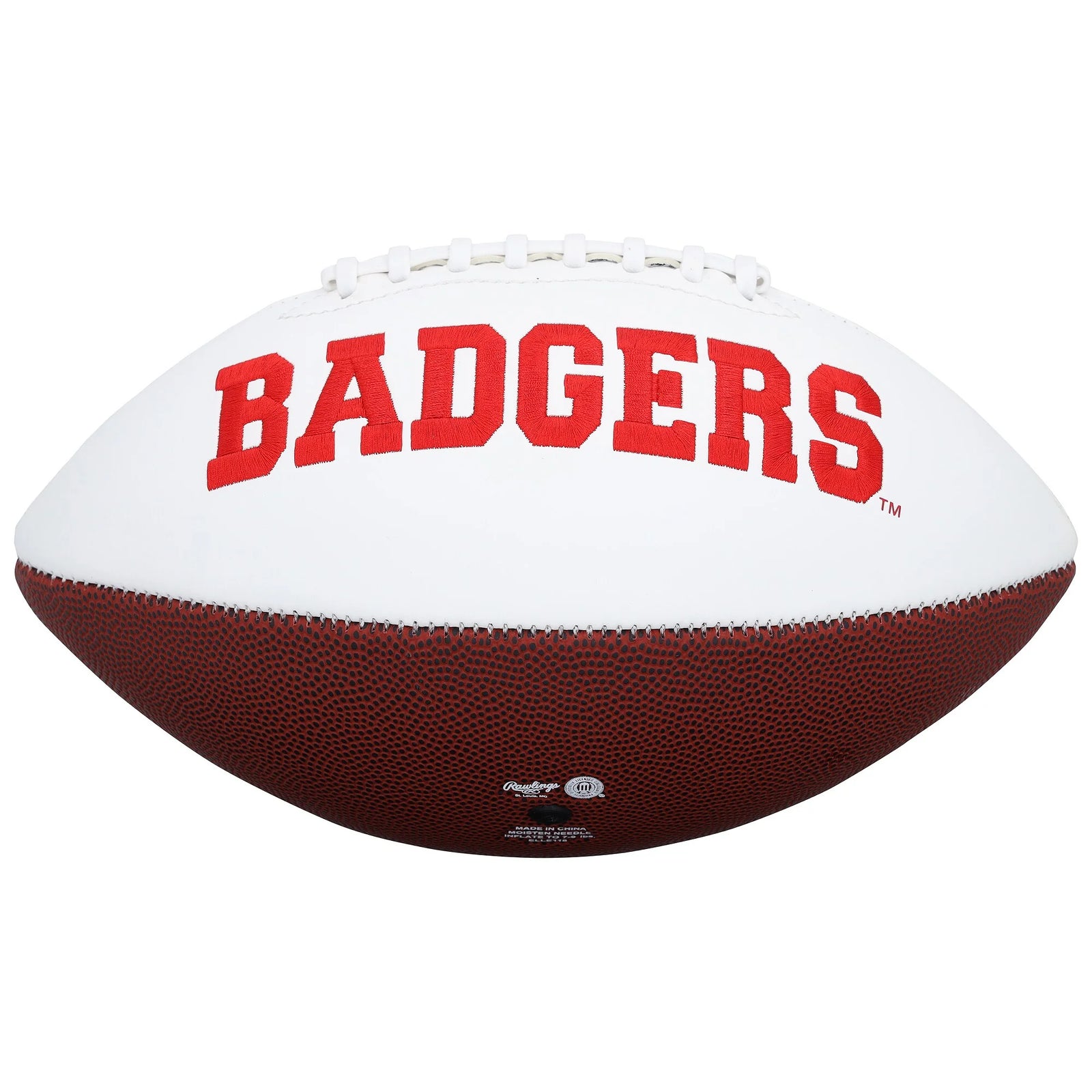 T.J. Watt Signed Wisconsin Badgers Football | White Panel