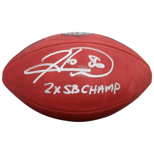 Hines Ward Signed Steelers Football | 2x SB Champ Inscription