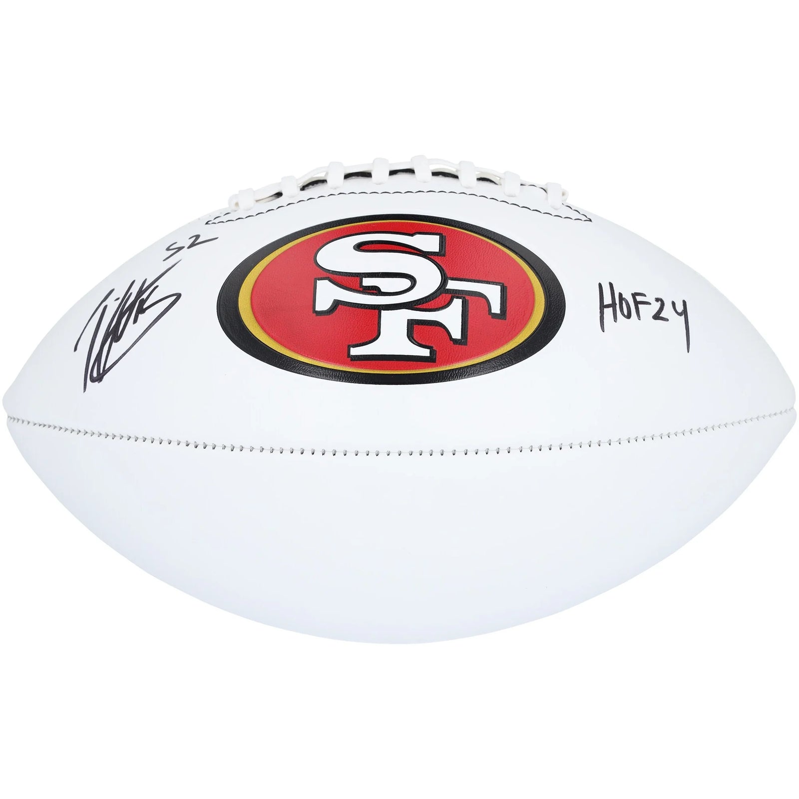 Patrick Willis Signed 49ers Football | HOF 24 Inscription