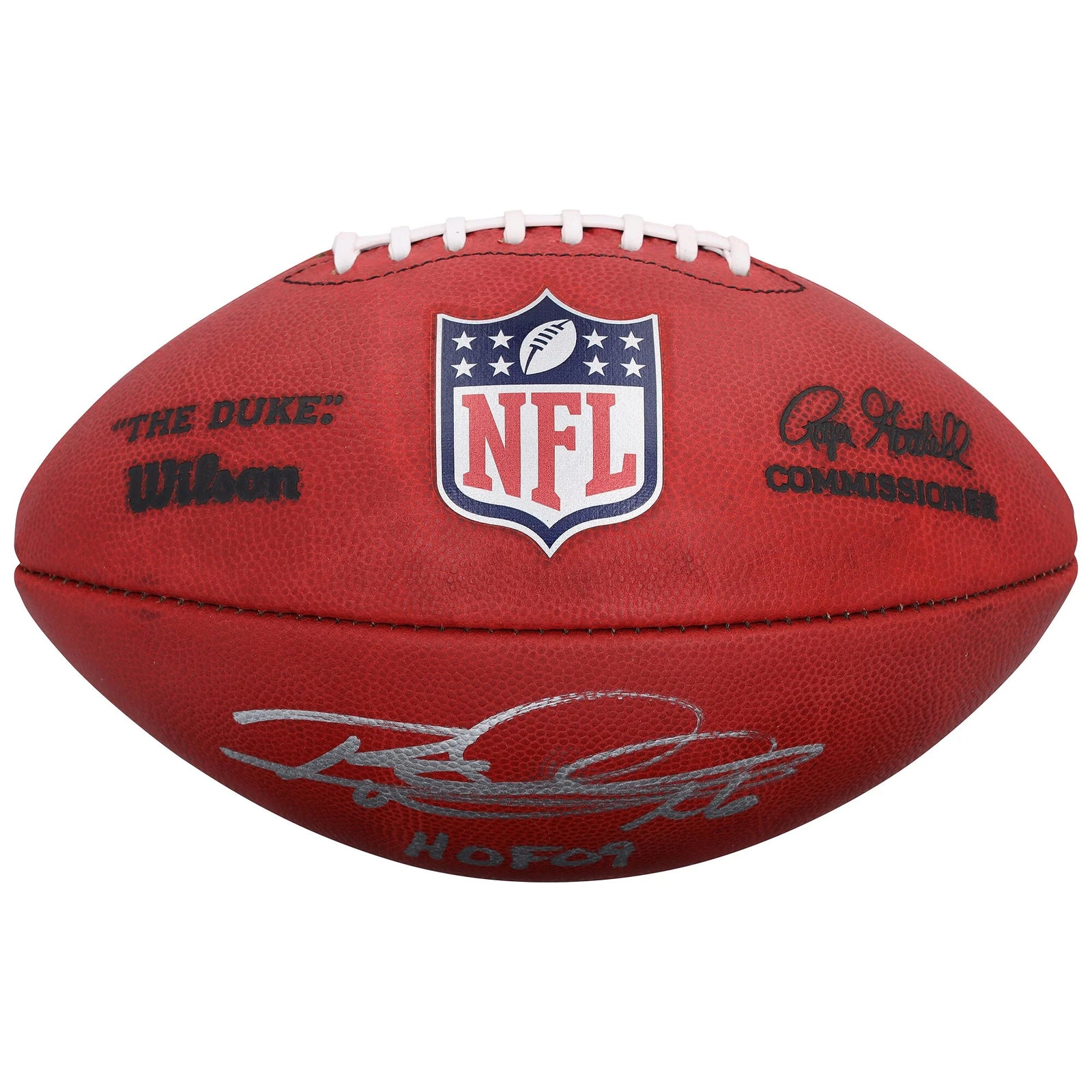 Rod Woodson Signed Steelers Football | HOF 2009 Inscription