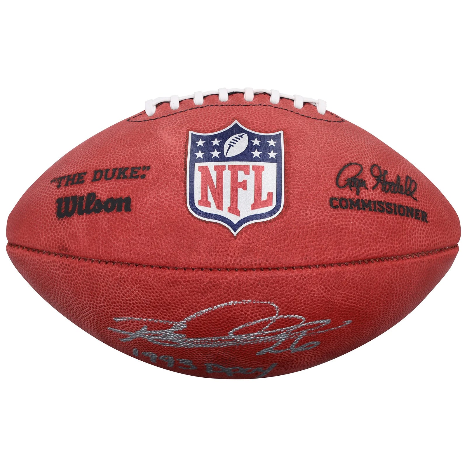 Rod Woodson Signed Steelers Football | 1993 DPOY Inscription