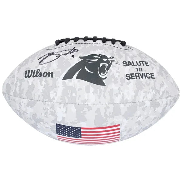 Bryce Young Signed Panthers 2024 Salute To Service Football | Authenticated