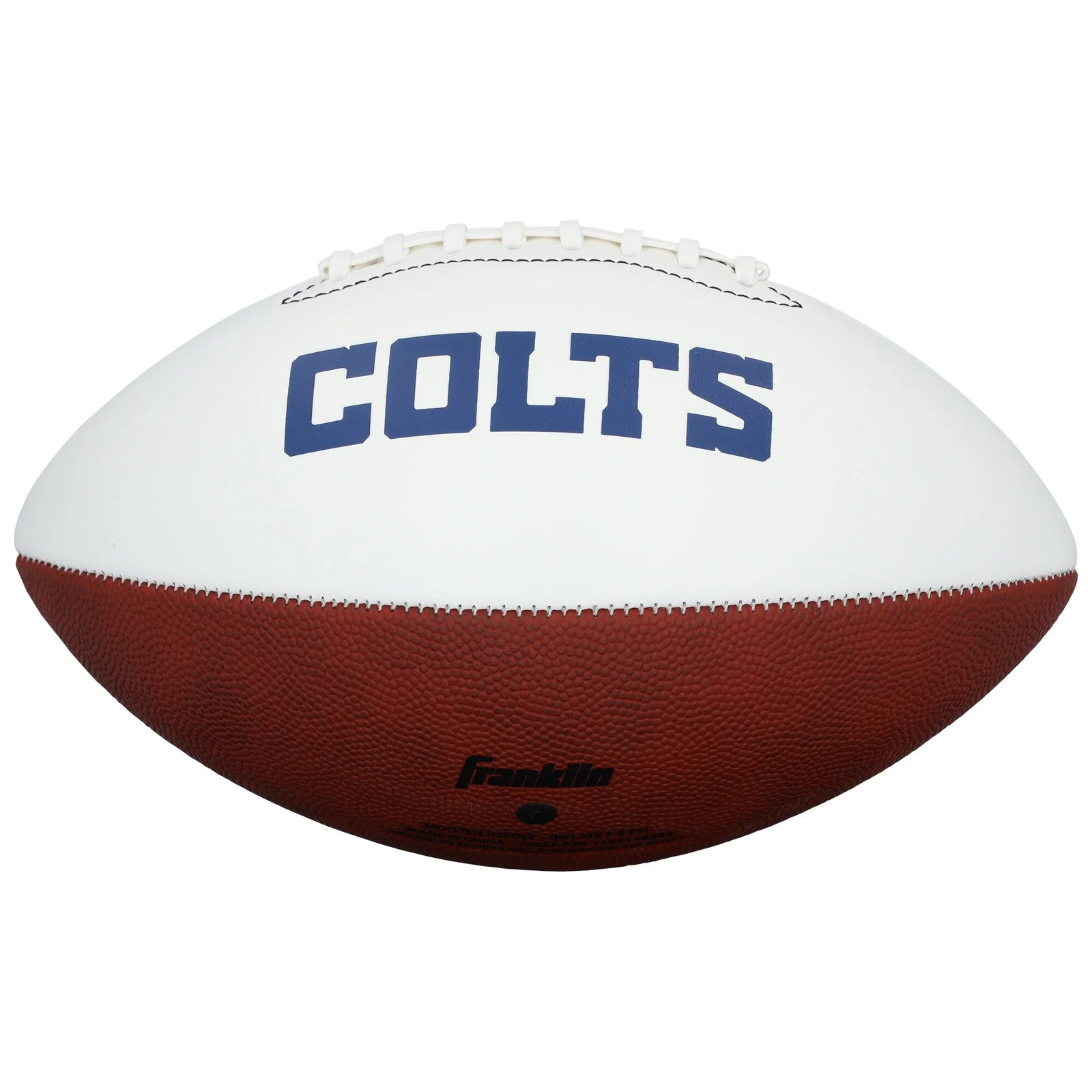 Tyler Warren Signed Colts Football | 2025 #14 Pick Inscription
