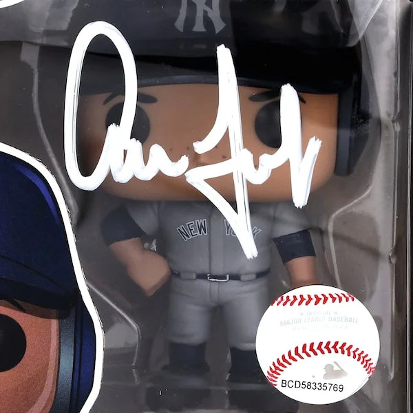 Aaron Judge Signed Funko Pop Figurine | Yankees