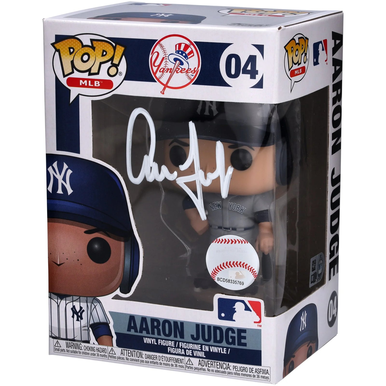 Aaron Judge Signed Funko Pop Figurine | Yankees
