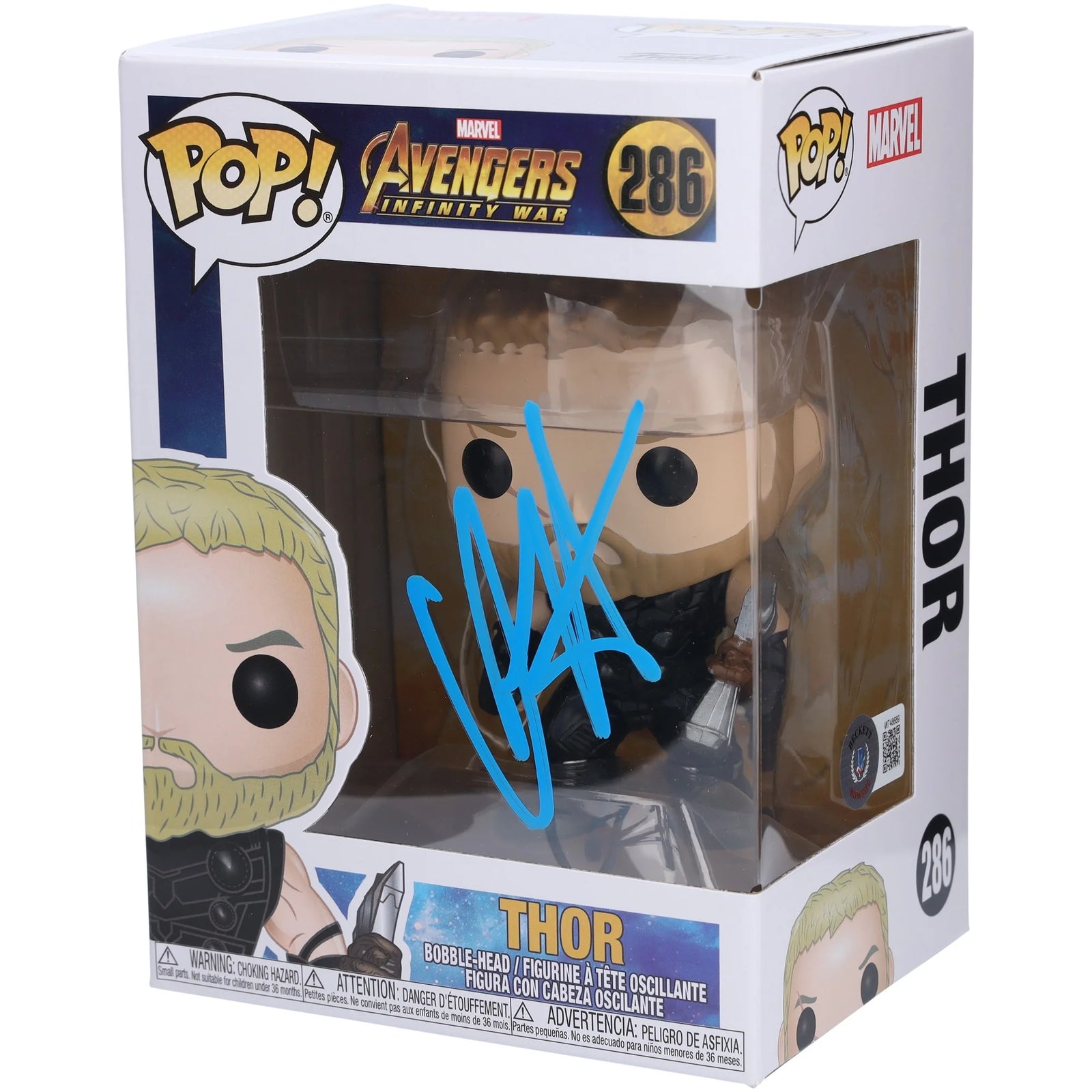 Chris Hemsworth Signed Thor #286 Funko Pop | Avengers Infinity War