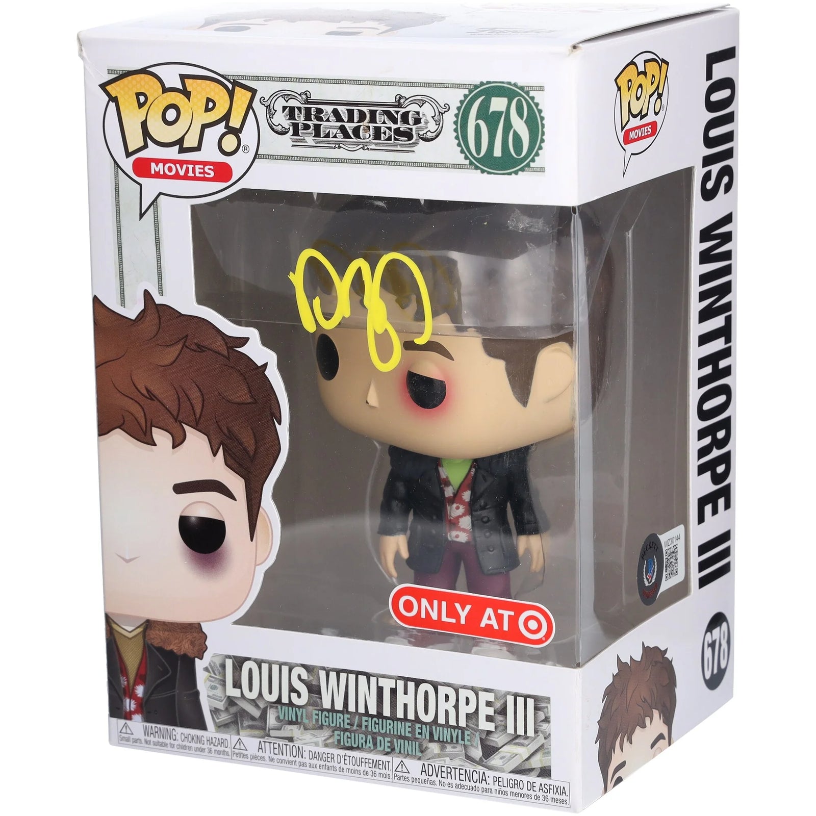 Dan Aykroyd Signed Trading Places Louis Winthorpe III Funko Pop | #678