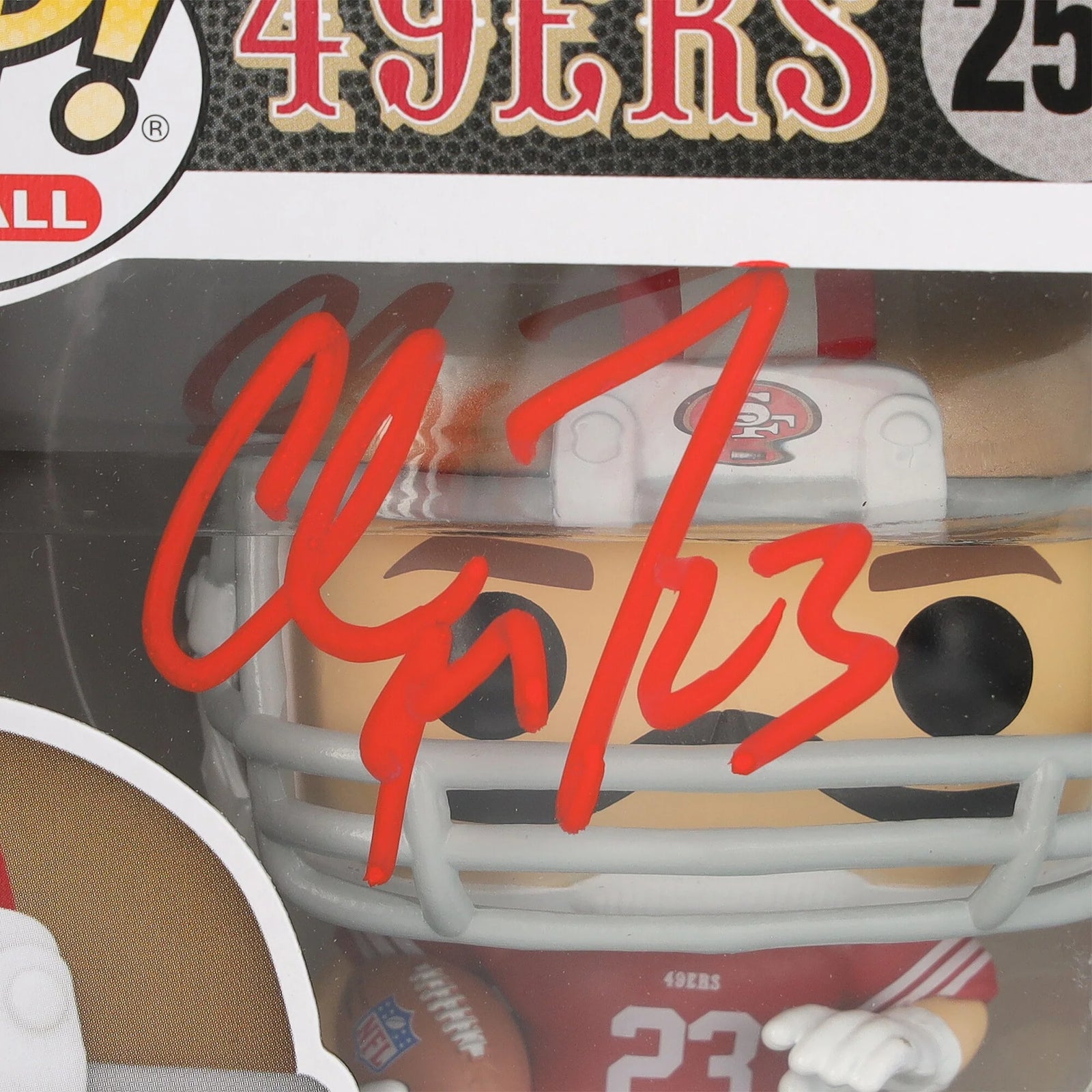 Christian McCaffrey Signed Funko Pop Figurine | San Francisco 49ers