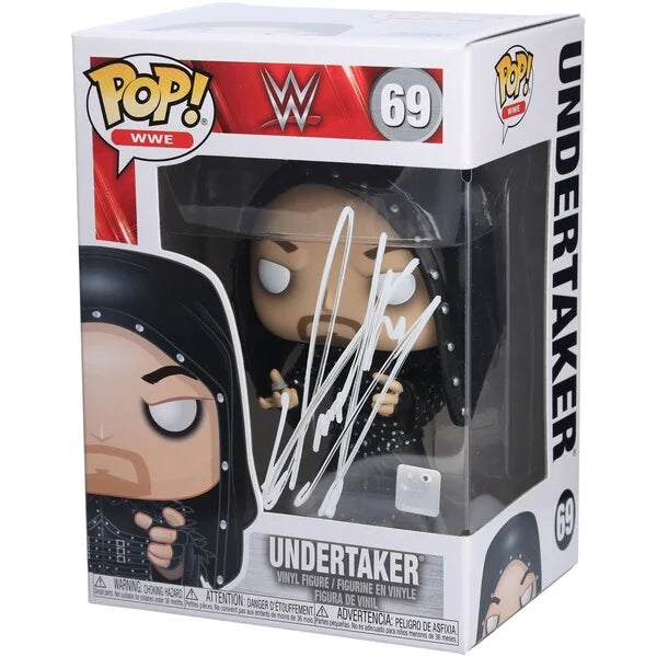 The Undertaker Signed Hooded Funko Pop #69 | WWE Hall of Famer