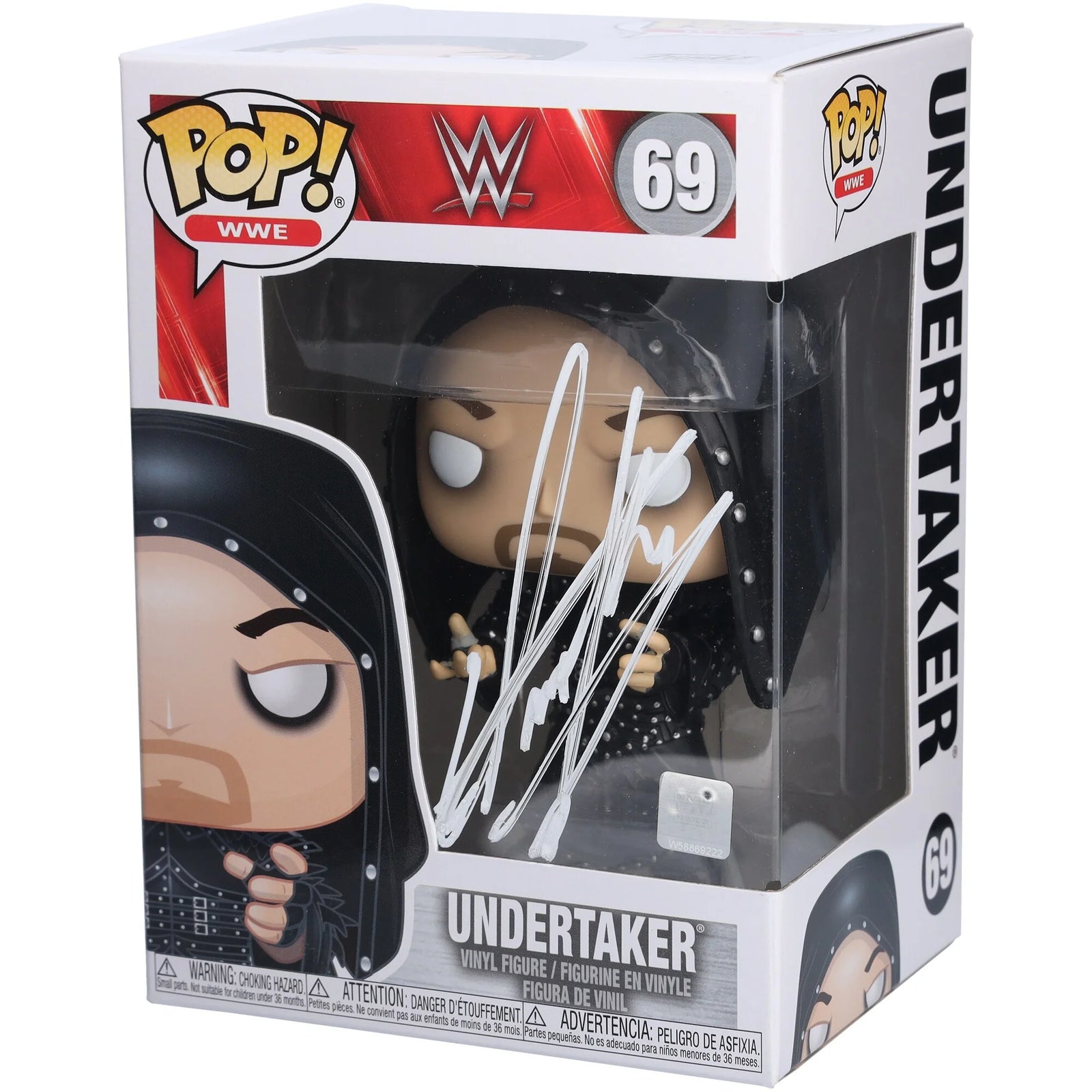 The Undertaker Signed Hooded Funko Pop #69 | WWE Hall of Famer