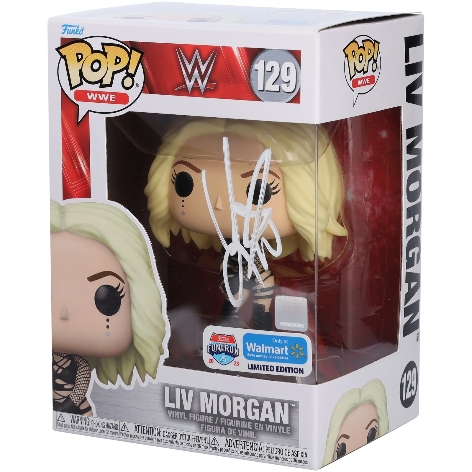 Liv Morgan Signed Funko Pop #129 | Fun On The Run Exclusive