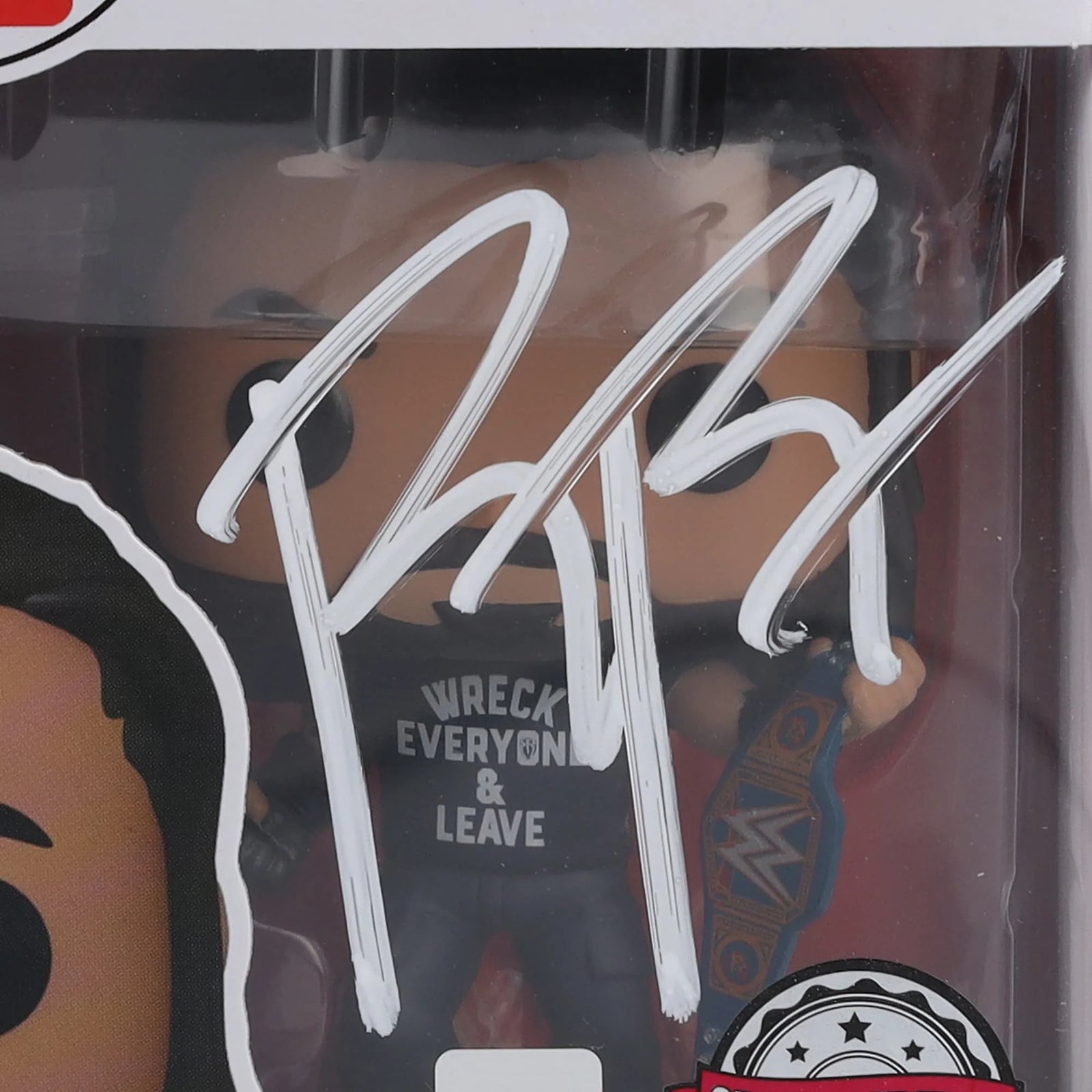 Roman Reigns Signed #98 Funko Pop Figurine | WWE