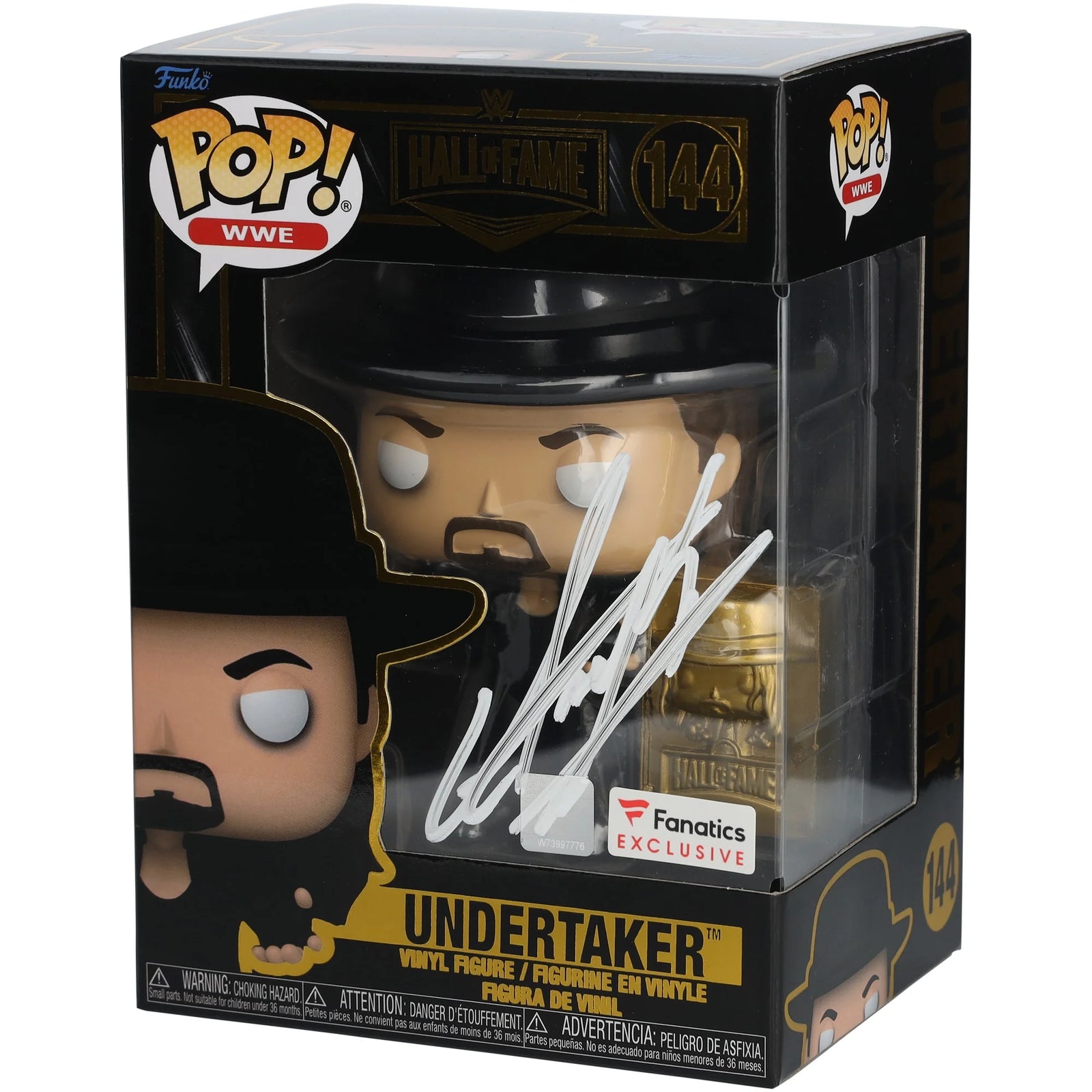 The Undertaker Signed Hall of Fame Funko Pop #144 | WWE