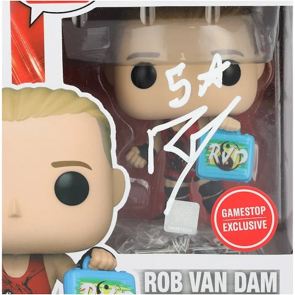 Rob Van Dam Signed GameStop Exclusive #117 Funko Pop | Authenticated