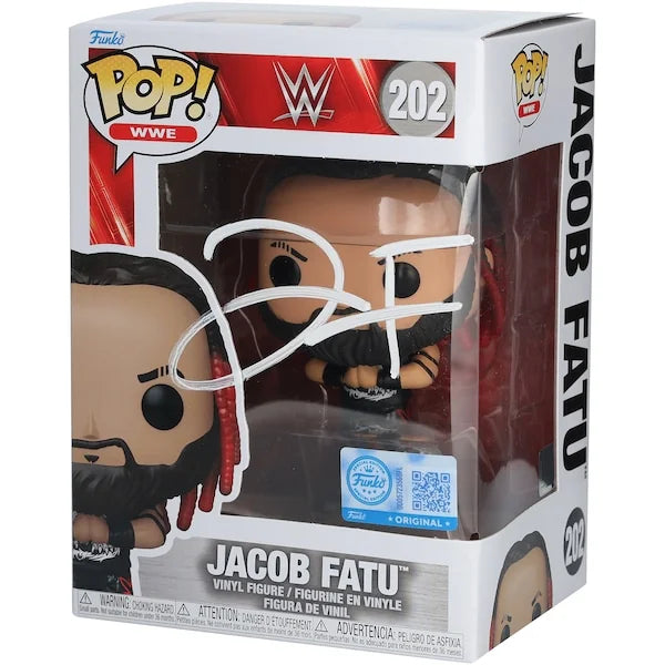 Jacob Fatu Signed Funko Pop #202 | WWE Exclusive
