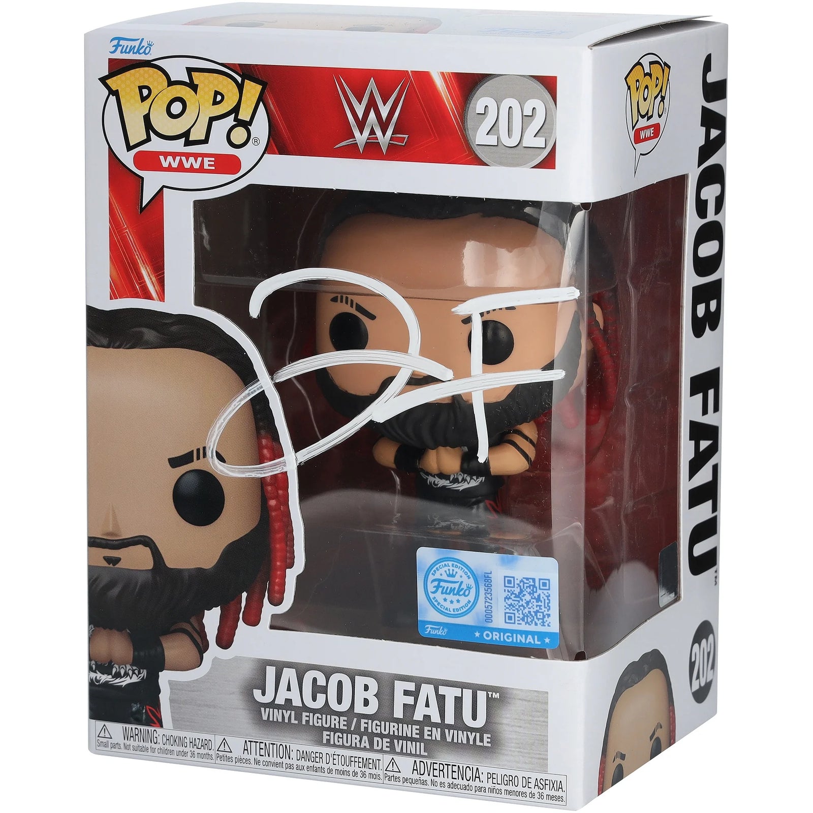 Jacob Fatu Signed Funko Pop #202 | WWE Exclusive