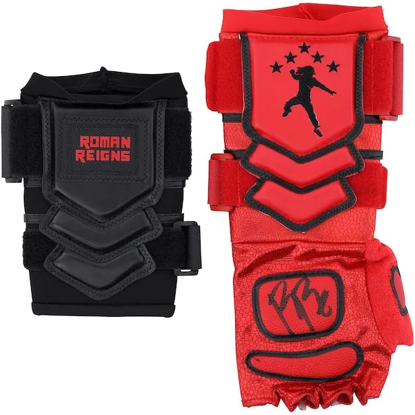 Roman Reigns Signed Red Replica Glove Set | WWE