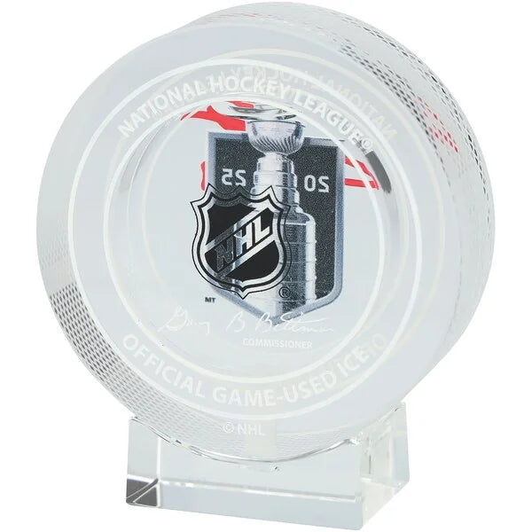 Sergei Bobrovsky Signed 2025 Stanley Cup Final Crystal Puck | Panthers