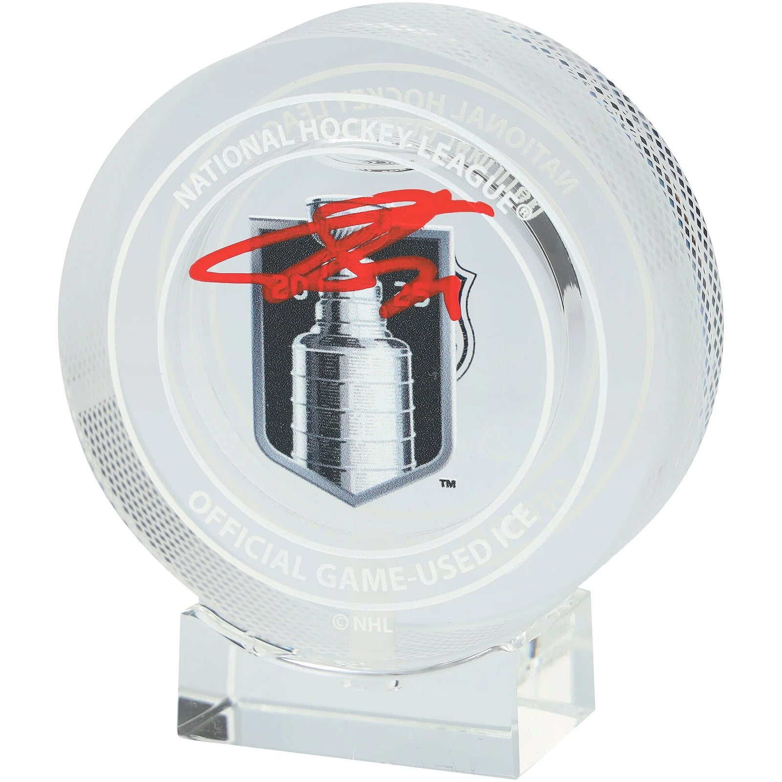Sergei Bobrovsky Signed 2025 Stanley Cup Final Crystal Puck | Panthers