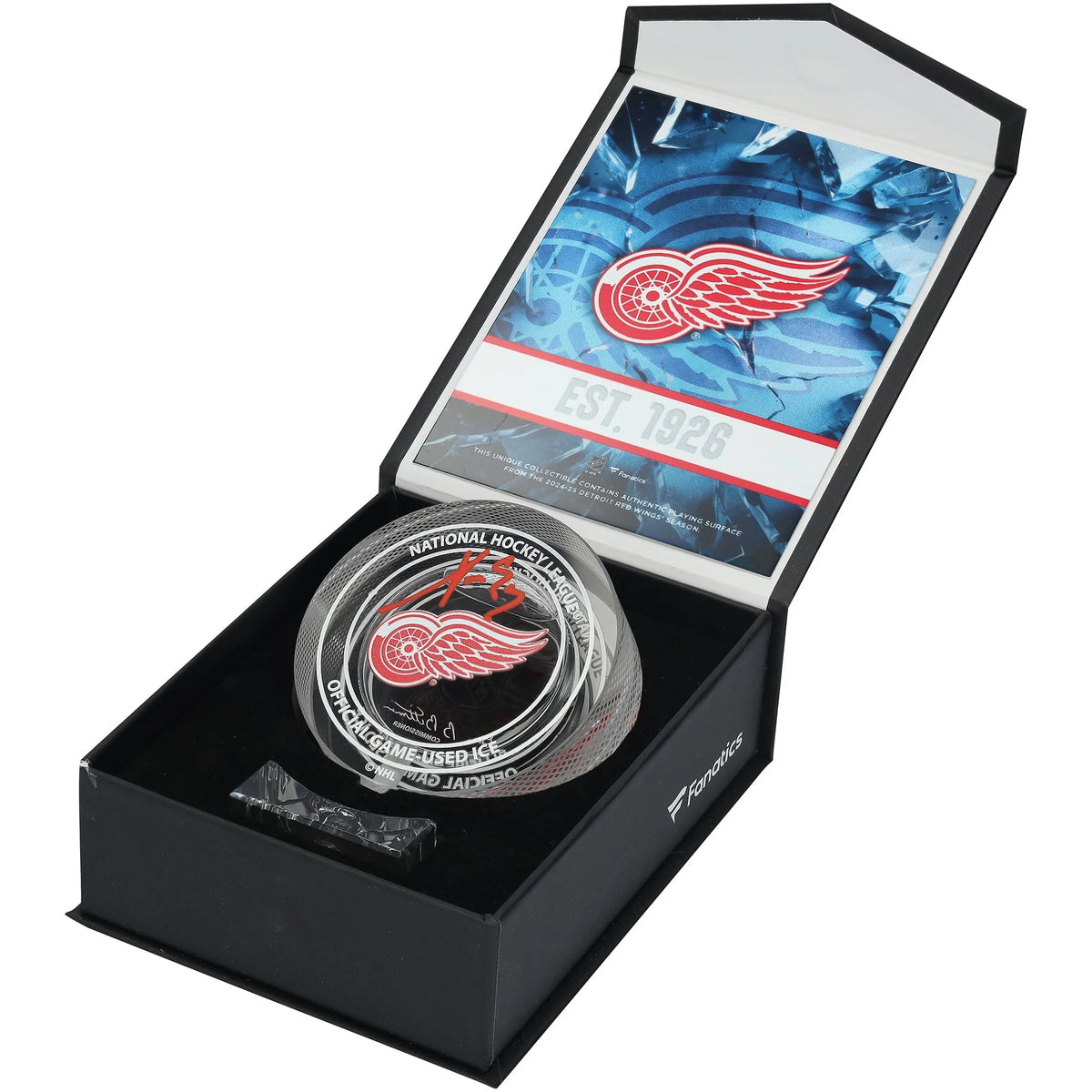 Pavel Datsyuk Signed Crystal Puck | 2024-25 Season Ice | WHKMIPK0525