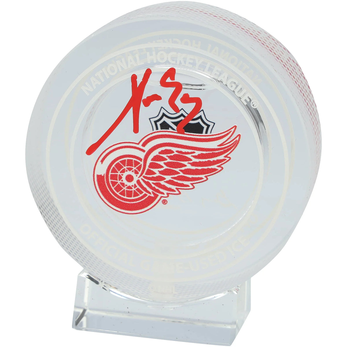 Pavel Datsyuk Signed Crystal Puck | 2024-25 Season Ice | WHKMIPK0525