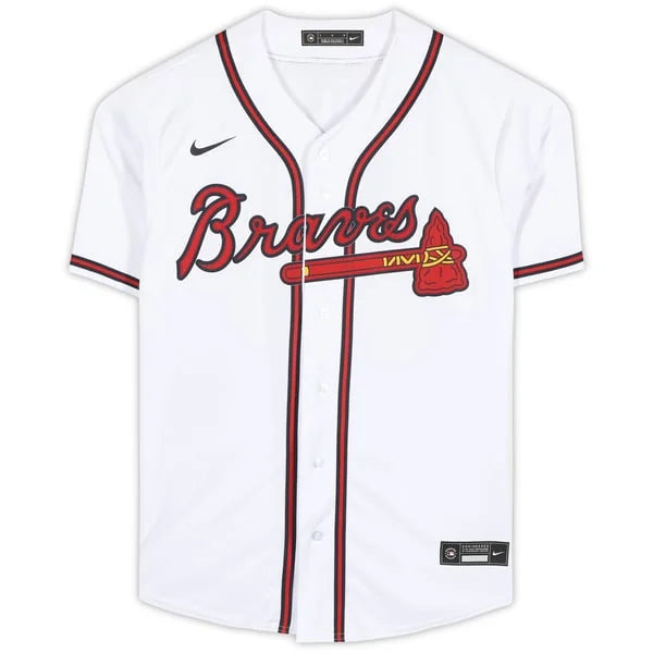 Ronald Acuna Jr. Signed Atlanta Braves Jersey | White Nike Replica | WJRSYAC0009