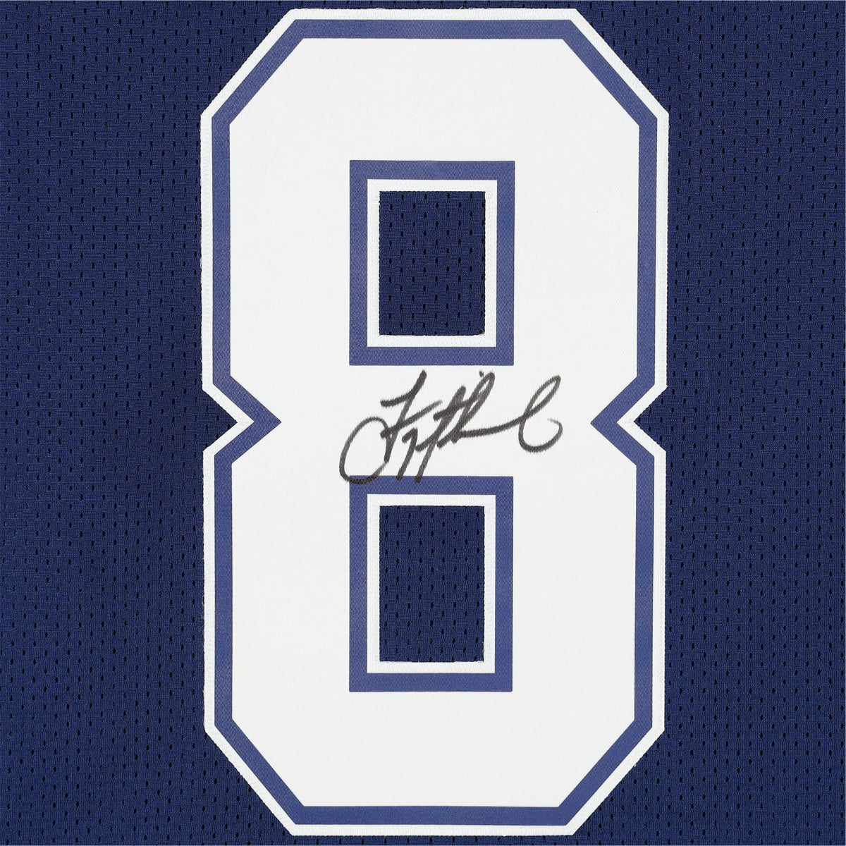 Troy Aikman Signed Dallas Cowboys 1995 Blue Alternate Jersey | Mitchell & | WJRSYAI0009