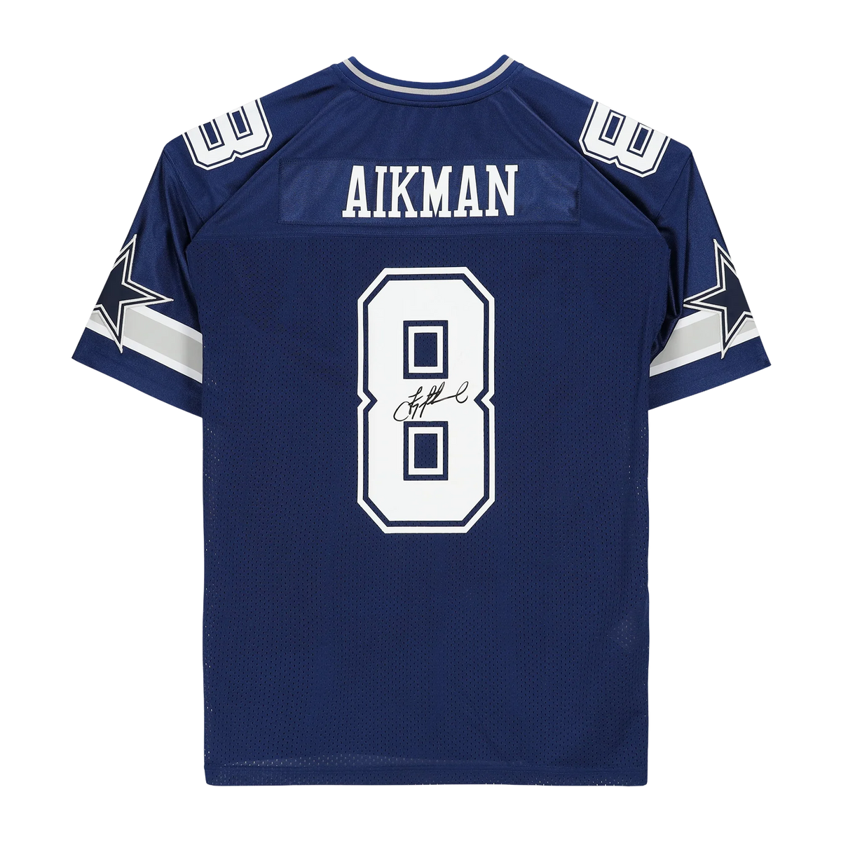 Troy Aikman Signed Dallas Cowboys Jersey | Mitchell & Ness Navy Authentic | WJRSYAI0013