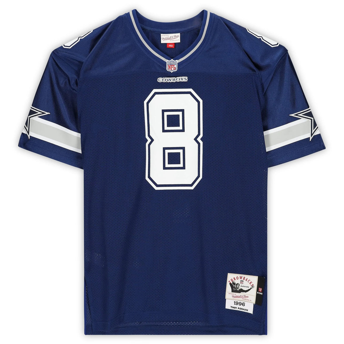 Troy Aikman Signed Dallas Cowboys Jersey | Mitchell & Ness Navy Authentic | WJRSYAI0013