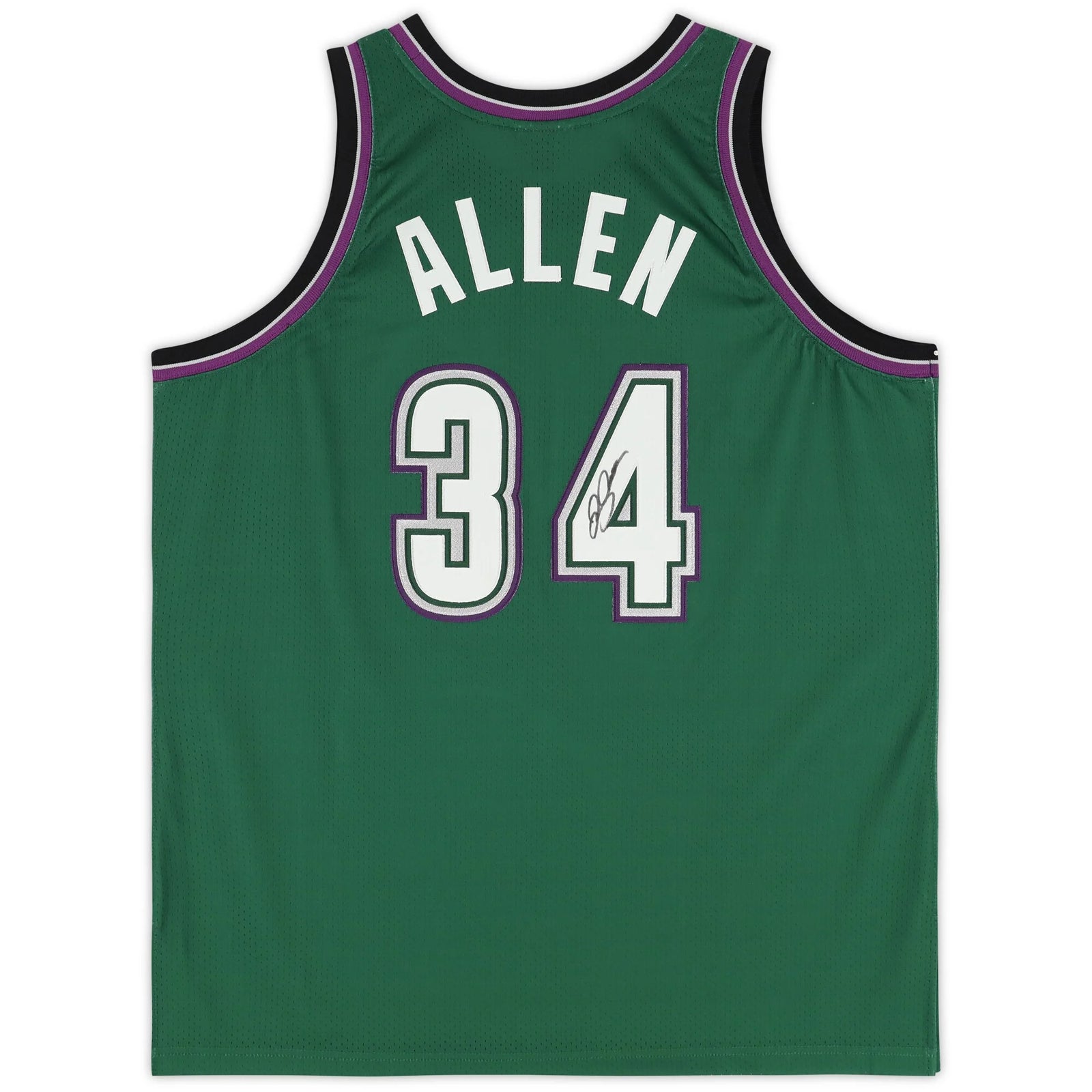 Ray Allen Signed Milwaukee Bucks Jersey | 1996-1997 Mitchell & Ness
