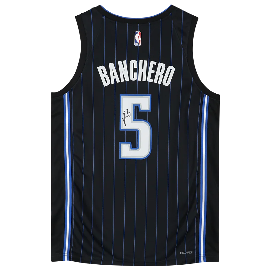 Paolo Banchero Signed Orlando Magic Black Icon Jersey | Authenticated