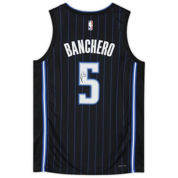 Paolo Banchero Signed Orlando Magic Black Icon Jersey | Authenticated
