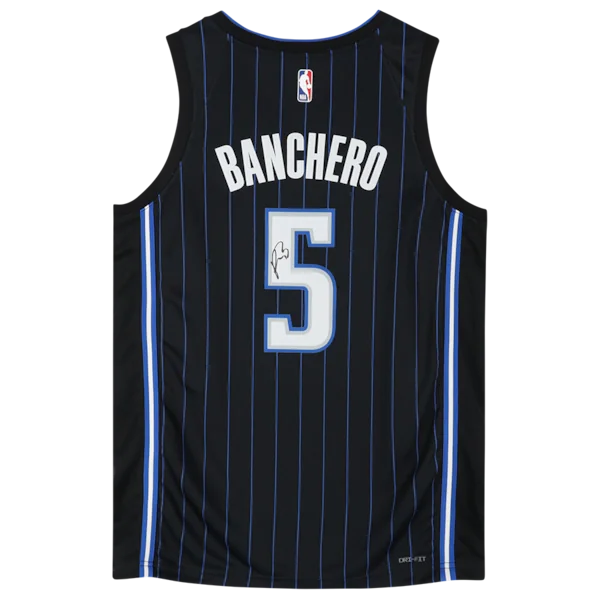 Paolo Banchero Signed Orlando Magic Black Icon Jersey | Authenticated