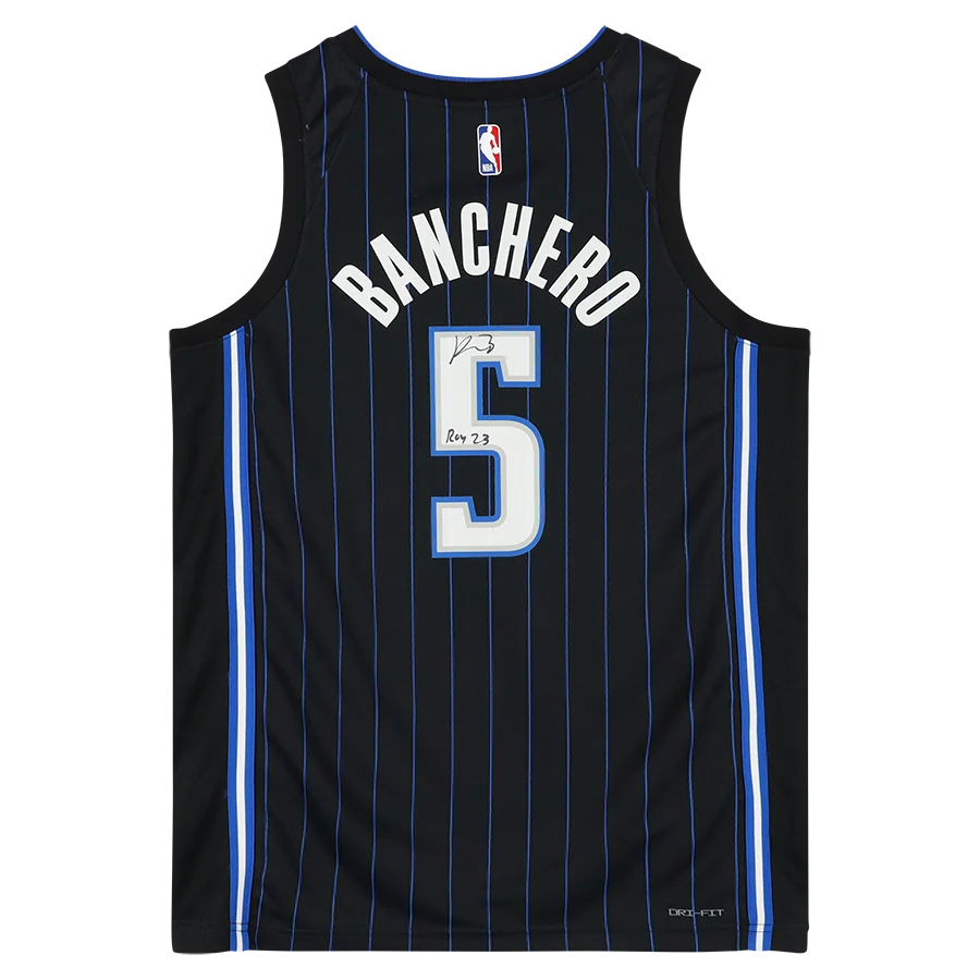2022-2023 Paolo Banchero Signed Orlando Magic Jersey | ROY 23 Inscription