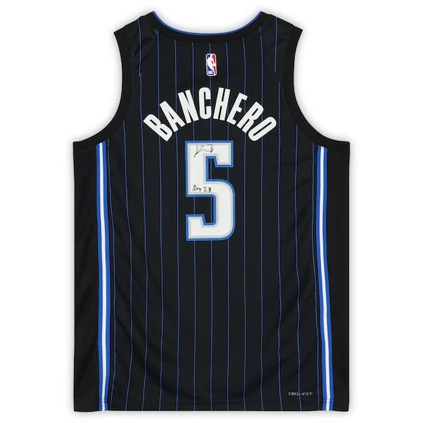 2022-2023 Paolo Banchero Signed Orlando Magic Jersey | ROY 23 Inscription