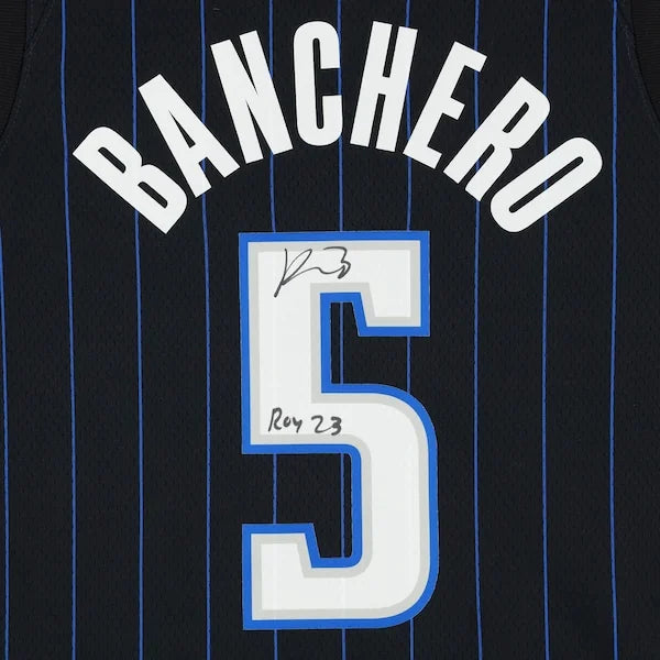 2022-2023 Paolo Banchero Signed Orlando Magic Jersey | ROY 23 Inscription