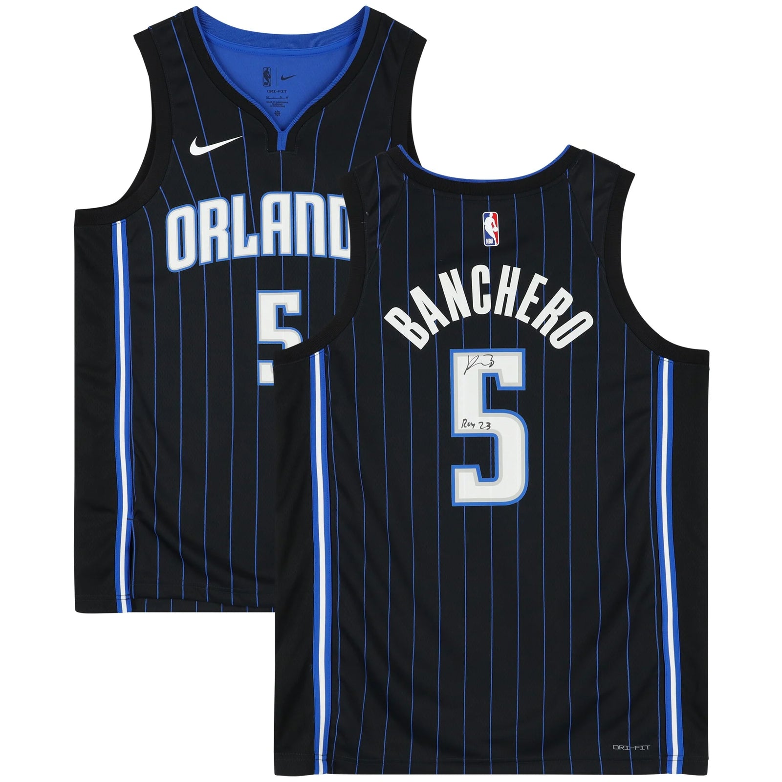 2022-2023 Paolo Banchero Signed Orlando Magic Jersey | ROY 23 Inscription