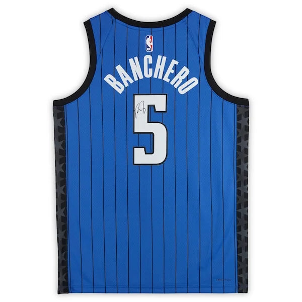 Paolo Banchero Signed Orlando Magic Blue Statement Jersey | Authenticated