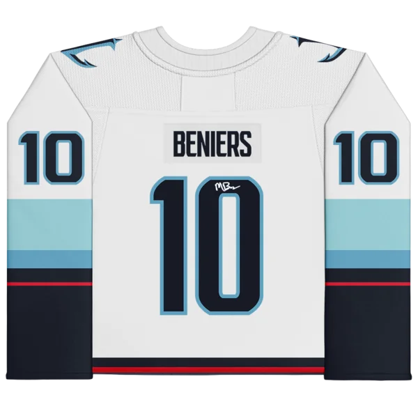 Matty Beniers Signed Seattle Kraken Jersey | White Breakaway