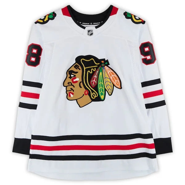 Connor Bedard Signed Chicago Blackhawks White Jersey | Authenticated