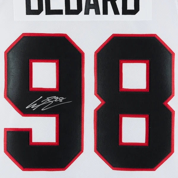 Connor Bedard Signed Chicago Blackhawks White Jersey | Authenticated