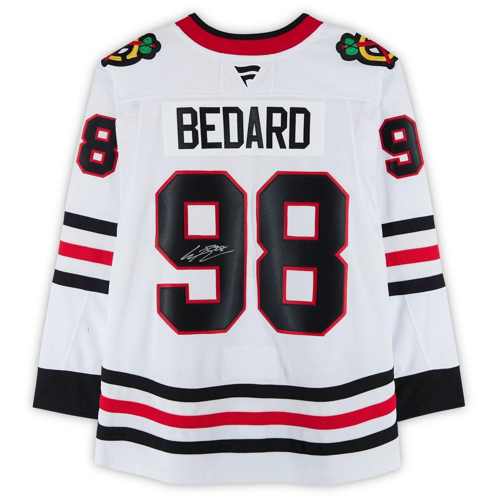 Connor Bedard Signed Chicago Blackhawks White Jersey | Authenticated
