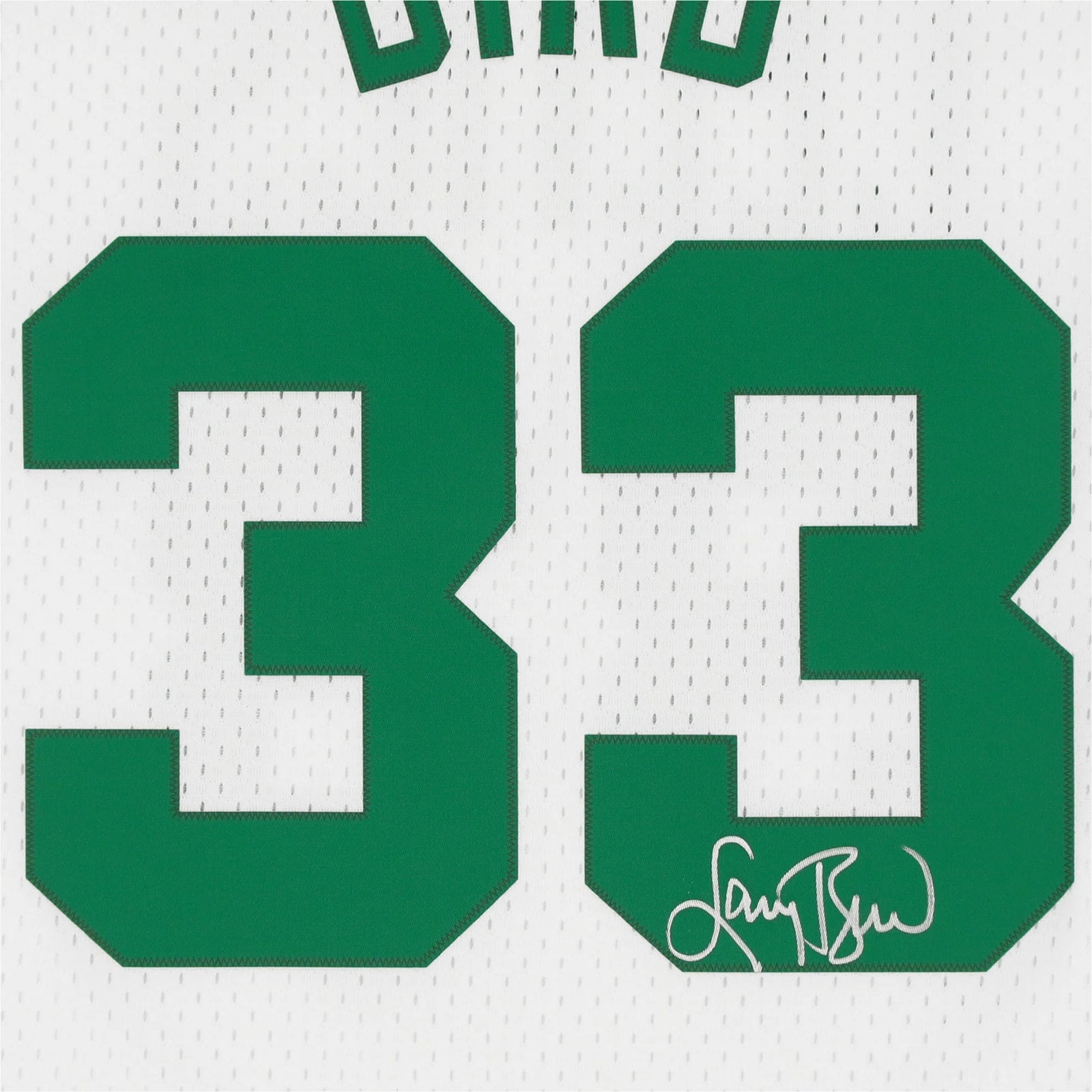 Larry Bird Signed Boston Celtics White Jersey | Mitchell & Ness Swingman