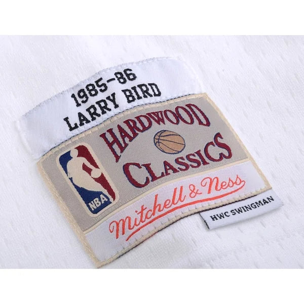 Larry Bird Signed Boston Celtics White Jersey | Mitchell & Ness Swingman