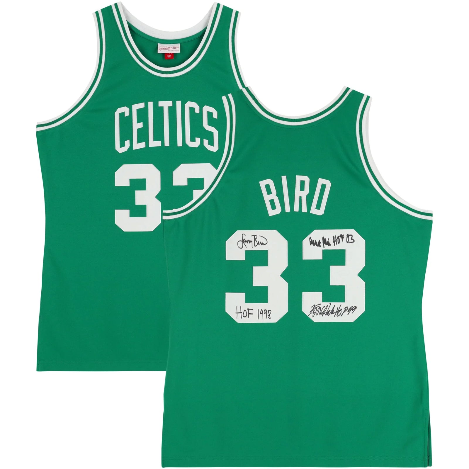 Larry Bird, Robert Parish & Kevin McHale Signed Celtics 1985 Jersey | Authenticated