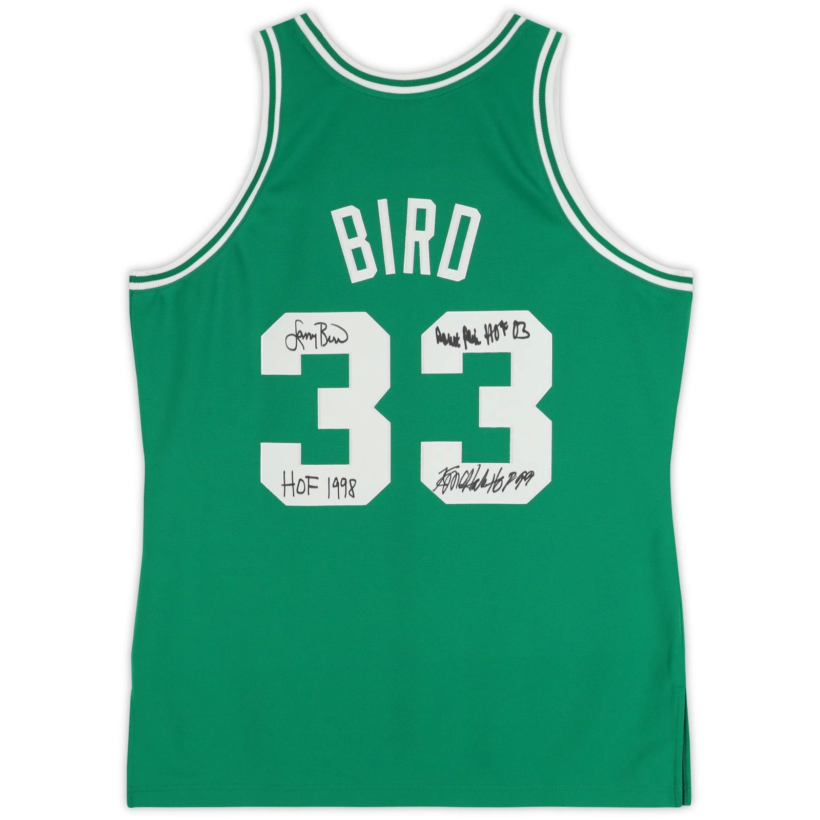 Larry Bird, Robert Parish & Kevin McHale Signed Celtics 1985 Jersey | Authenticated